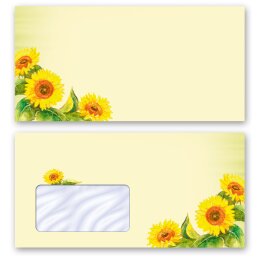 Sommer, Briefumschläge Blumen & Blüten, SUNFLOWERS  - DIN LANG & DIN C6 | Motive aus unterschiedlichen Kategorien online bestellen! | Paper-Media