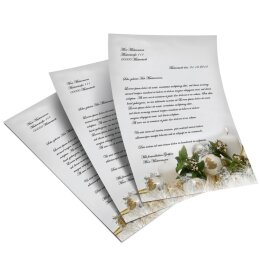 Briefpapier FROHES FEST - DIN A5 Format 50 Blatt