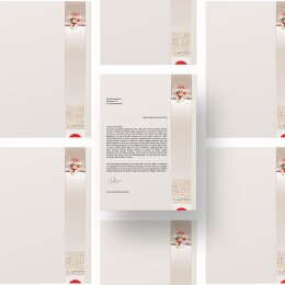 Briefpapier HAPPY HOLIDAYS - DIN A4 Format 50 Blatt
