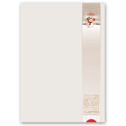 Motiv-Briefpapier-Sets Briefpapier mit Umschlag HAPPY HOLIDAYS