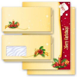 Motiv-Briefpapier-Sets SANTA CLAUS Weihnachten,...