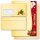 Motiv-Briefpapier Set SANTA CLAUS - 40-tlg. DL (mit Fenster) Weihnachten, Weihnachtsbriefpapier, Paper-Media