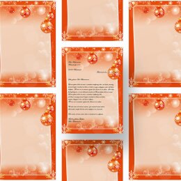 Briefpapier MERRY CHRISTMAS - DIN A4 Format 20 Blatt