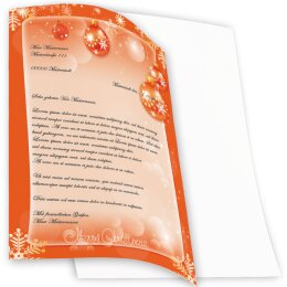 Briefpapier MERRY CHRISTMAS - DIN A4 Format 100 Blatt