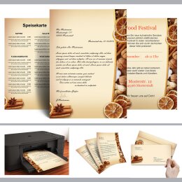 Briefpapier Set WEIHNACHTLICHES ALLERLEI - 40-tlg. DL (ohne Fenster)