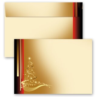 Briefumschläge WEIHNACHTSBRIEF - 25 Stück C6 (ohne Fenster) Weihnachten, Weinachtsbriefumschläge, Paper-Media
