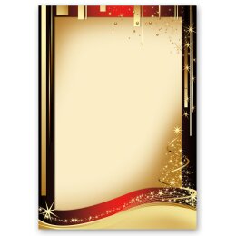 Briefpapier-Sets Weihnachten, WEIHNACHTSBRIEF Briefpapier Set, 200 tlg. - DIN A4 & DIN LANG im Set. | Online bestellen! | Paper-Media