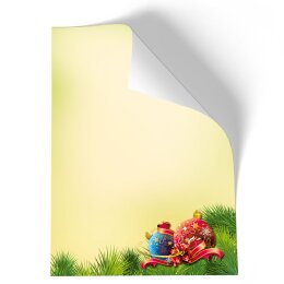 Briefpapier WEIHNACHTSDEKO - DIN A4 Format 50 Blatt