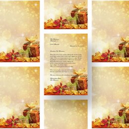Briefpapier WEIHNACHTSGESCHENKE - DIN A5 Format 250 Blatt
