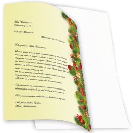 Briefpapier WEIHNACHTSGRÜSSE - DIN A4 Format 50 Blatt