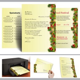 Briefpapier WEIHNACHTSGRÜSSE - DIN A5 Format 250 Blatt