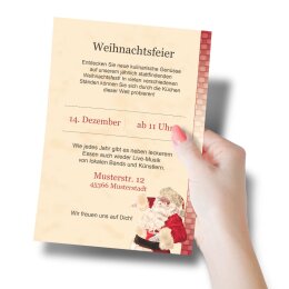 Briefpapier WEIHNACHTSMANN - DIN A5 Format 50 Blatt