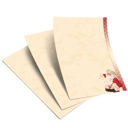 Briefpapier WEIHNACHTSMANN - DIN A5 Format 50 Blatt