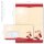 Briefpapier Set WEIHNACHTSMANN - 40-tlg. DL (mit Fenster)