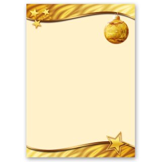 Briefpapier WEIHNACHTSSTIMMUNG – GOLD