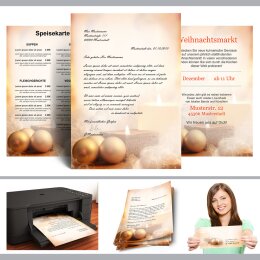 Briefumschläge WEIHNACHTSZEIT - 10 Stück C6 (ohne Fenster)