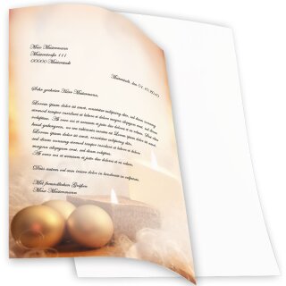 Motiv-Briefpapier-Sets Weihnachtspapier WEIHNACHTSZEIT