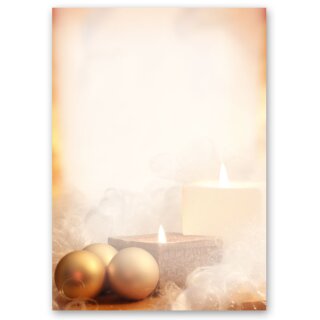 Motiv-Briefpapier-Sets Weihnachten, WEIHNACHTSZEIT Briefpapier Set, 100 tlg. - DIN A4 & DIN LANG im Set. | Online bestellen! | Paper-Media