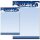 Briefpapier WINTERDORF-BLAU - DIN A4 Format 100 Blatt