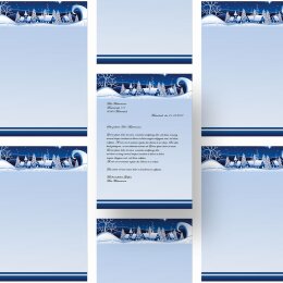 Briefpapier WINTERDORF-BLAU - DIN A4 Format 250 Blatt