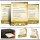 Briefpapier WINTERDORF GOLD - DIN A5 Format 50 Blatt