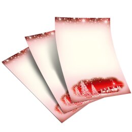 Briefpapier WINTERDORF-ROT - DIN A5 Format 250 Blatt