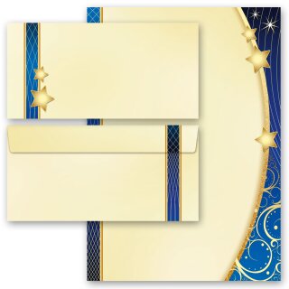 Briefpapier Set X-MAS - 100-tlg. DL (ohne Fenster)