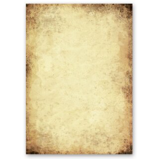 Briefpapier ALTES PAPIER - DIN A4 Format 100 Blatt Antik & History, Urkunde, Paper-Media