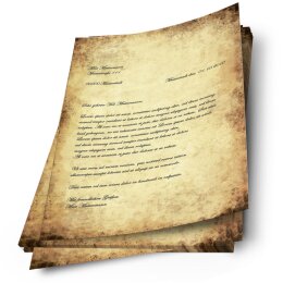 Briefpapier ALTES PAPIER - DIN A4 Format 100 Blatt