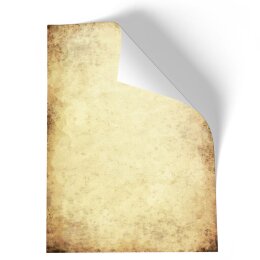 Briefpapier - Motiv ALTES PAPIER | Antik & History | Hochwertiges DIN A4 Briefpapier - 250 Blatt | 90 g/m² | einseitig bedruckt | Online bestellen!
