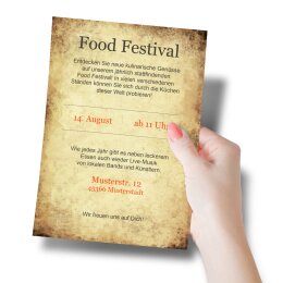 Briefpapier ALTES PAPIER - DIN A5 Format 50 Blatt