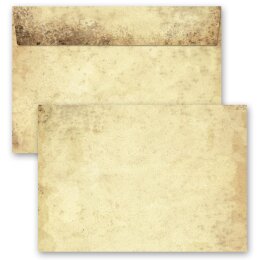 Briefumschläge ALTES PAPIER - 10 Stück C6 (ohne Fenster) Antik & History, Geschichte, Paper-Media