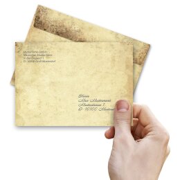 ALTES PAPIER Briefumschläge Geschichte CLASSIC 25 Briefumschläge, DIN C6 (162x114 mm), C6-8316-25