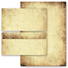 Briefpapier Set ALTES PAPIER - 100-tlg. DL (ohne Fenster) Antik & History, Geschichte, Paper-Media