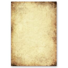 Motiv-Briefpapier-Sets Antik & History, ALTES PAPIER Briefpapier Set, 100 tlg. - DIN A4 & DIN LANG im Set. | Online bestellen! | Paper-Media