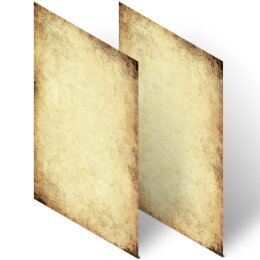 Briefpapier - Motiv ALTES PAPIER | Antik & History | Hochwertiges DIN A4 Briefpapier - 20 Blatt | 90 g/m² | beidseitig bedruckt | Online bestellen!