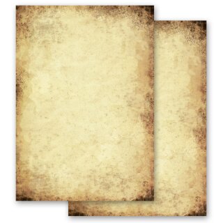 Briefpapier ALTES PAPIER - DIN A4 Format 50 Blatt Antik & History, Urkunde, Paper-Media
