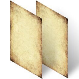 Briefpapier - Motiv ALTES PAPIER | Antik & History | Hochwertiges DIN A4 Briefpapier - 50 Blatt | 90 g/m² | beidseitig bedruckt | Online bestellen!