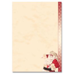 Motivpapier WEIHNACHTSMANN 50 Blatt DIN A5 90g/m²