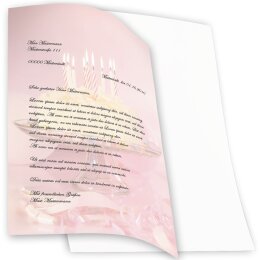 Briefpapier GEBURTSTAGSTORTE - DIN A4 Format 50 Blatt