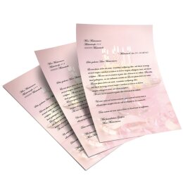 Briefpapier GEBURTSTAGSTORTE - DIN A4 Format 50 Blatt
