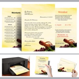 Briefumschläge ROTER WEIN - 50 Stück DIN LANG (ohne Fenster)