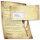 Briefpapier Set FEDER AUF ALTEM PAPIER - 40-tlg. DL (mit Fenster)