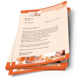 Briefpapier ENTSPANNUNG - DIN A4 Format 20 Blatt