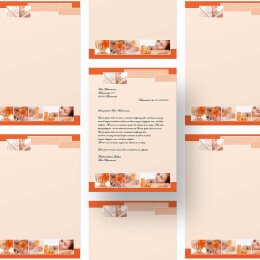 Briefpapier ENTSPANNUNG - DIN A4 Format 20 Blatt