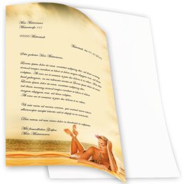 Briefpapier RELAXEN AM SEE - DIN A4 Format 50 Blatt