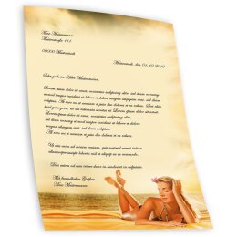 Briefpapier RELAXEN AM SEE - DIN A4 Format 50 Blatt