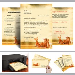 Briefpapier RELAXEN AM SEE - DIN A4 Format 50 Blatt