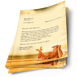 Briefpapier RELAXEN AM SEE - DIN A4 Format 50 Blatt