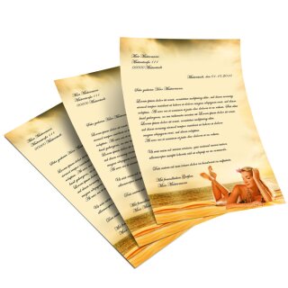Briefpapier RELAXEN AM SEE - DIN A5 Format 50 Blatt